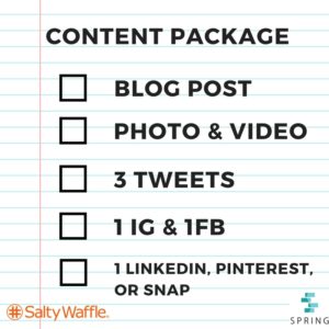 how to package your content, how to do a social media post, where should I post on social media, content package