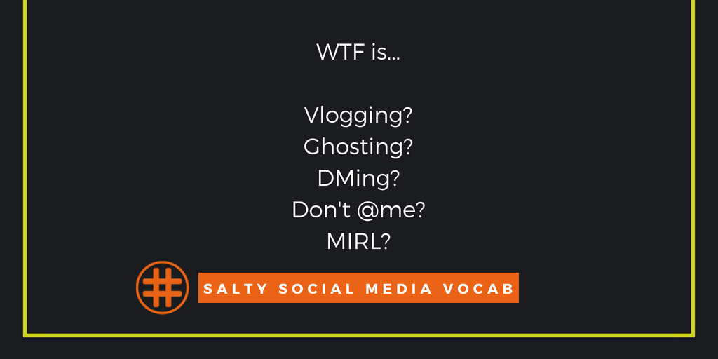 social media vocabulary