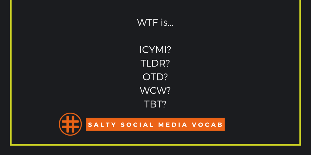 Social media vocabulary