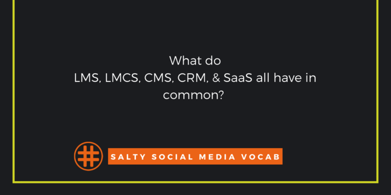 Salty Social Media Vocabulary: System of a Cloud Edition  