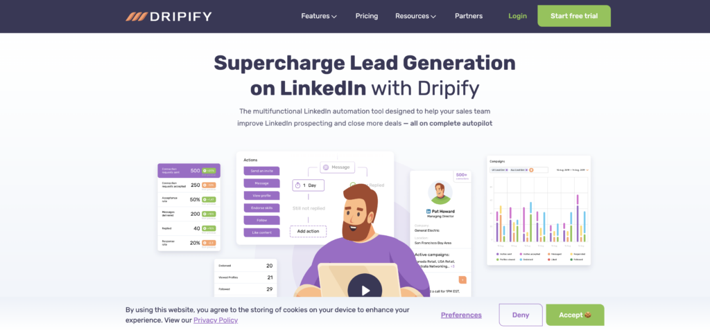 dripify website