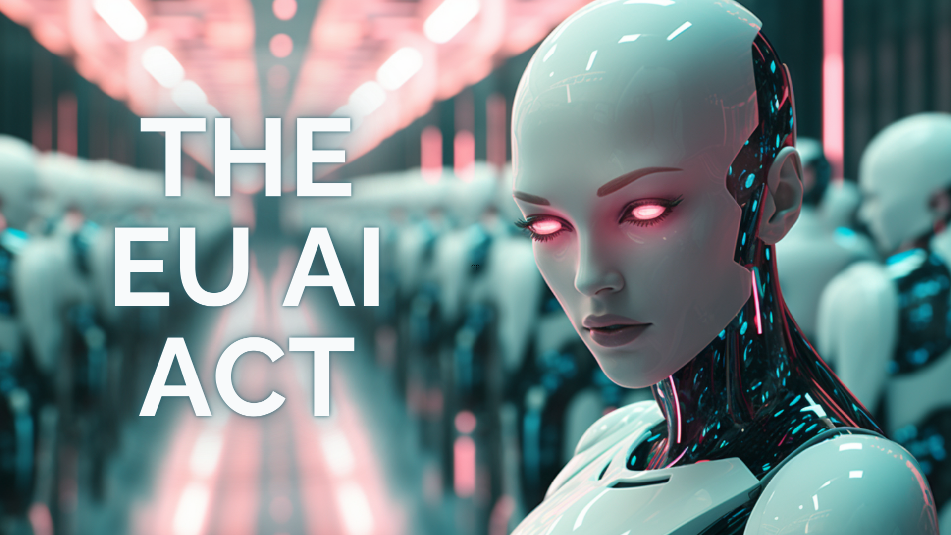artificial intelligence, teal and pink colors, eu ai act