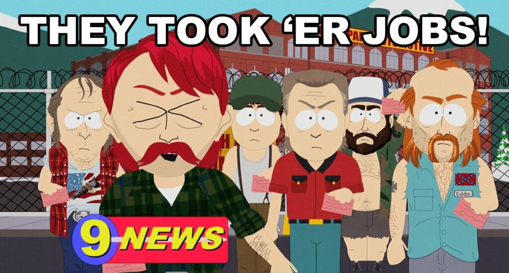south park, they took our jobs meme